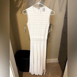 GORGEOUS Herve Leger White Midi Dress. Mint condition.